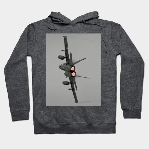 FA-18 Hornet in Afterburner Hoodie by acefox1